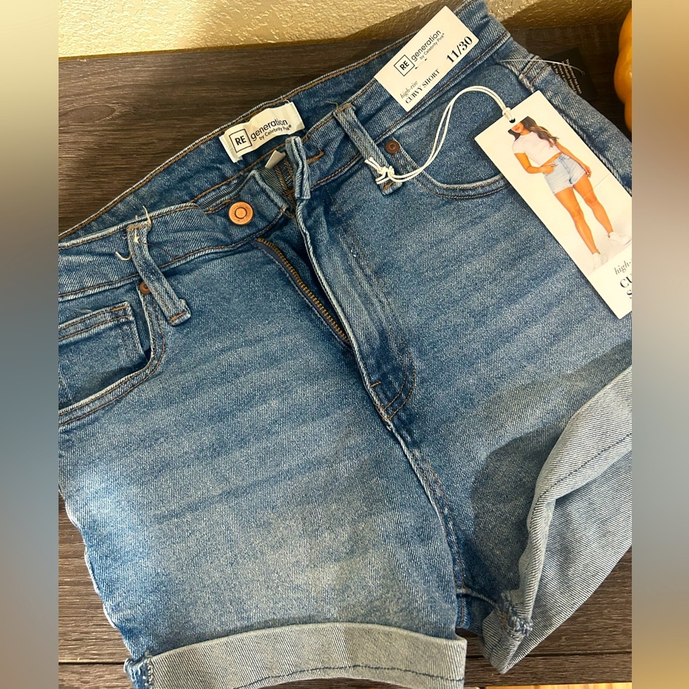 RE generation by celebrity pink High Rise Curvy Shorts